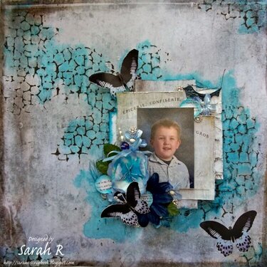 Untitled ~ Mixed Media Layout for Meg&#039;s Garden DT