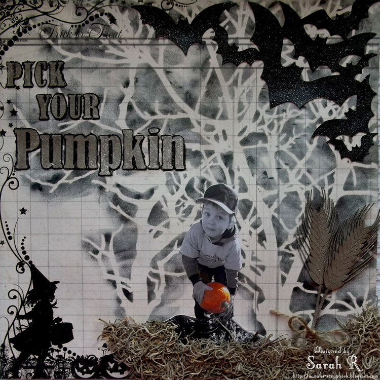 Pick Your Pumpkin ~~Scraps of Darkness October &quot;Gothic&quot; Kit~~