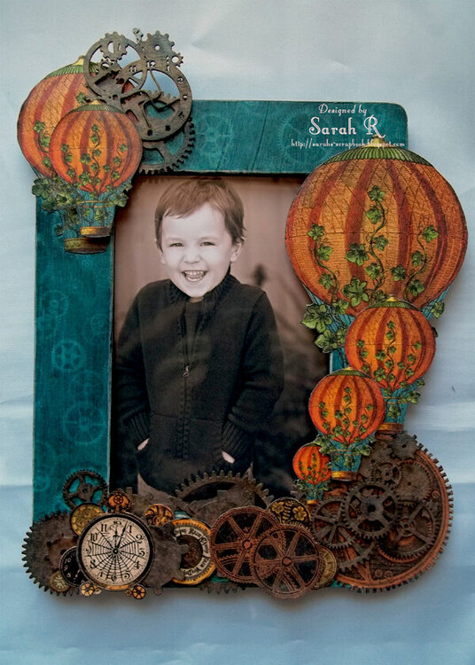 Steampunk Altered Frame ~~~Imaginarium Designs~~~