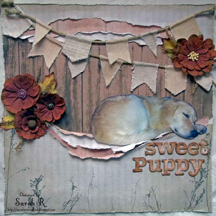 Sweet Puppy ~~ScrapThat! April Kit Reveal and Blog Hop~~