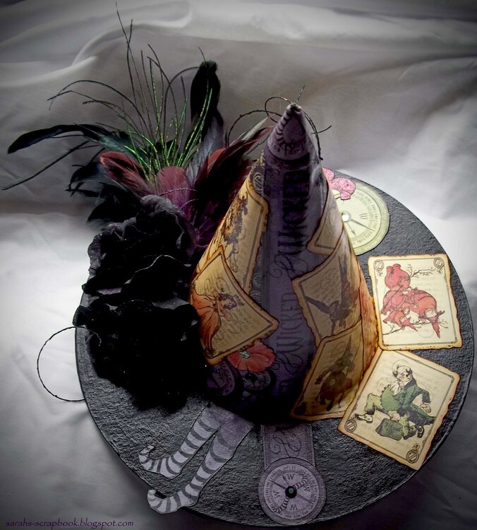 Altered Witch&#039;s Hat - Graphic 45 &quot;The Magic of Oz&quot;