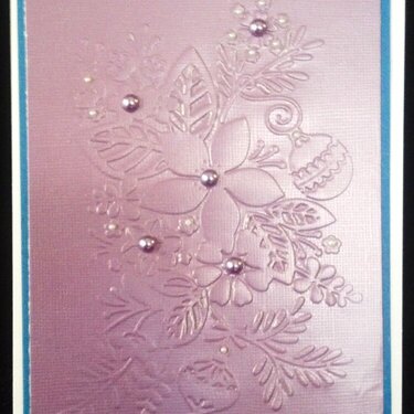 Embossed Branches Purple