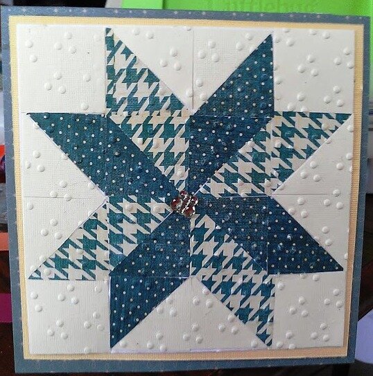 Quilt pattern green