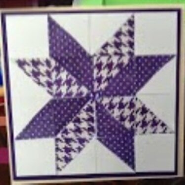 Quilt Pattern Purple