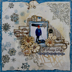 "A Snowy Day" Layout by DT Tracey Sabella