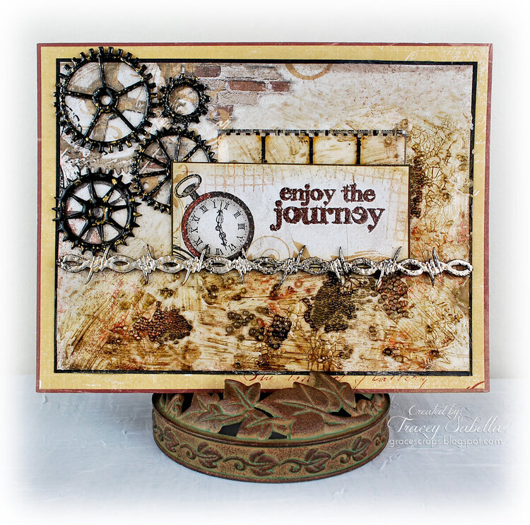 &quot;Enjoy the Journey&quot; Card by DT Tracey Sabella