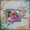 Sweet Memories Mixed Media Layout with Leaky Shed Studio Chipboard