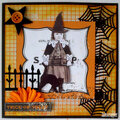 Halloween Vintage Card for the Flying Unicorn Product Creative Team