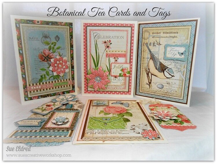 Botanical Tea Cards &amp; Tags