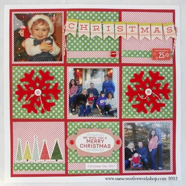 Christmas Quilt Layout