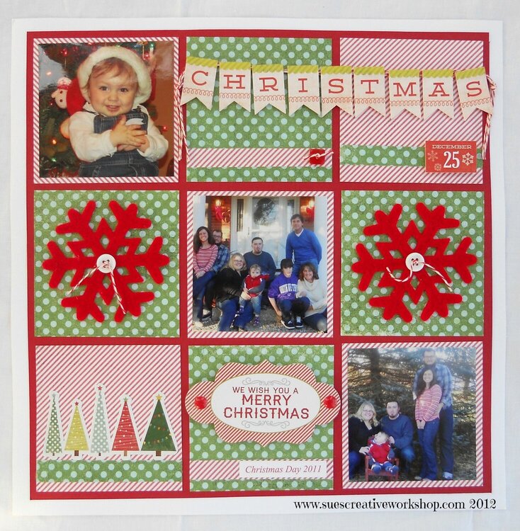 Christmas Quilt Layout