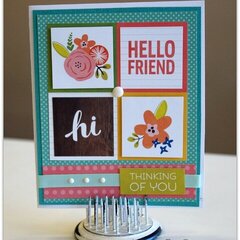 "Hello Friend" Card