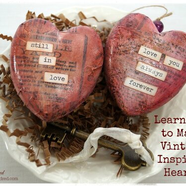 Vintage Inspired Hearts
