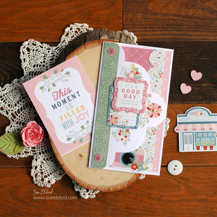 Life is Beautiful Tri-Fold Tag Card