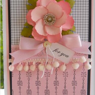 Pretty Pink Flower Card