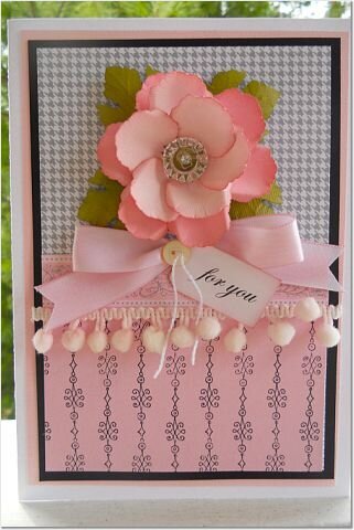 Pretty Pink Flower Card