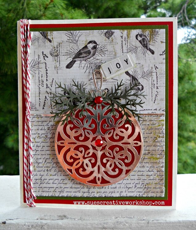 Serendipity Stamps Ornament Die Card