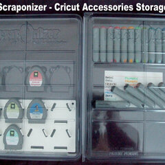 Cricut Accessory Storage using Scraponizer
