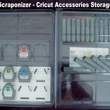 Cricut Accessory Storage using Scraponizer