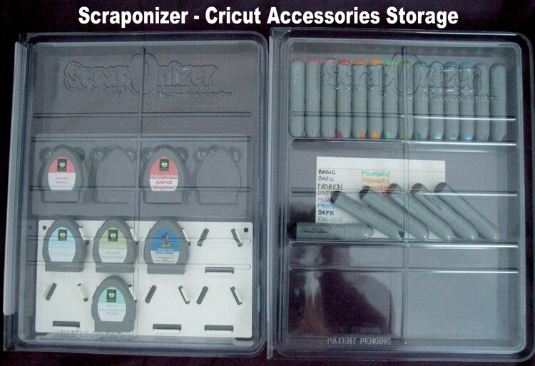 Cricut Accessory Storage using Scraponizer