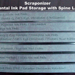 Storing Ink Pads Horizontally with Scraponizer