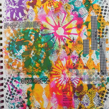 Untitled art journal page