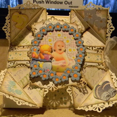 napkin Baby fold card