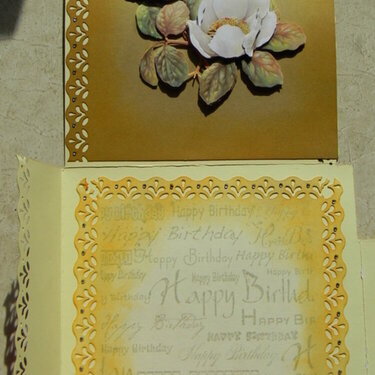 3/1 Birthday fold card inside