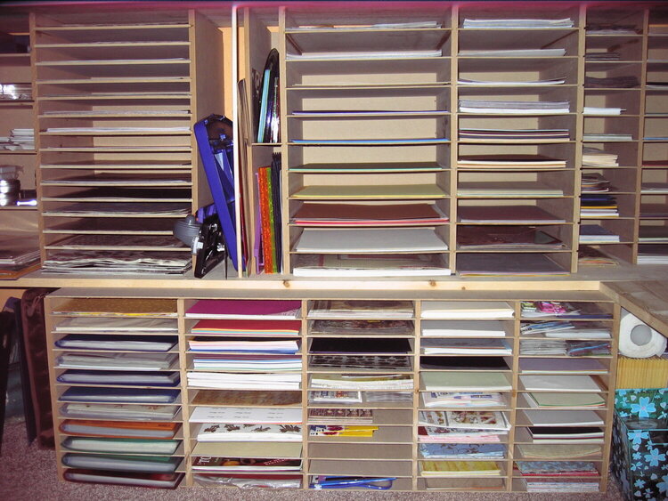 paper shelves