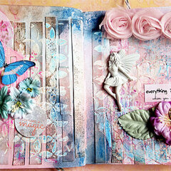 art journal page - everything is better