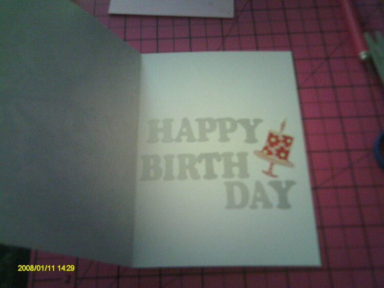 Birthday card 2 inside