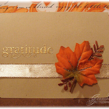 Autumn Gratitude Card