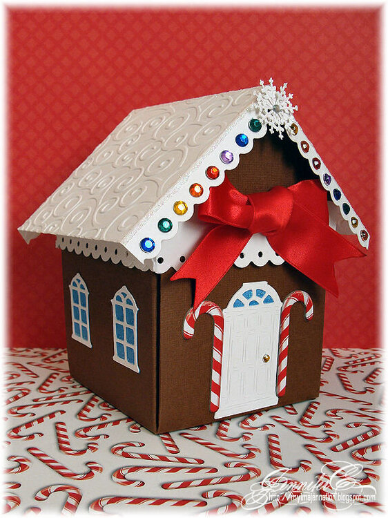 Gingerbread House Explosion Box