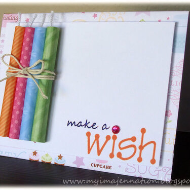 Make A Wish Bday Card
