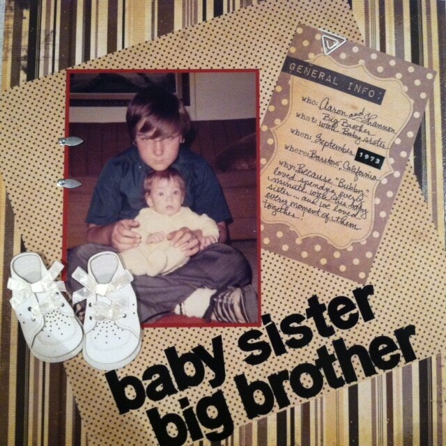 Baby sister, Big brother