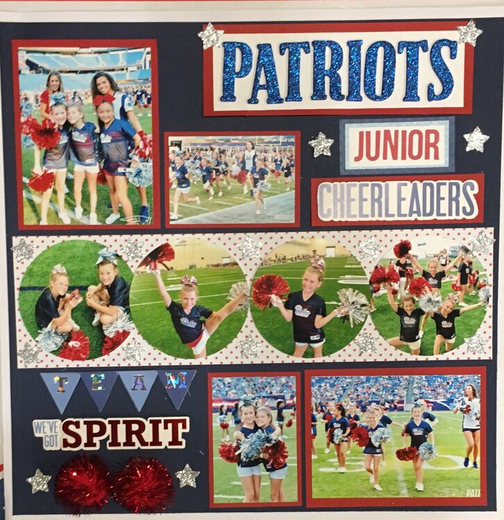 Junior Patriots Cheerleaders!