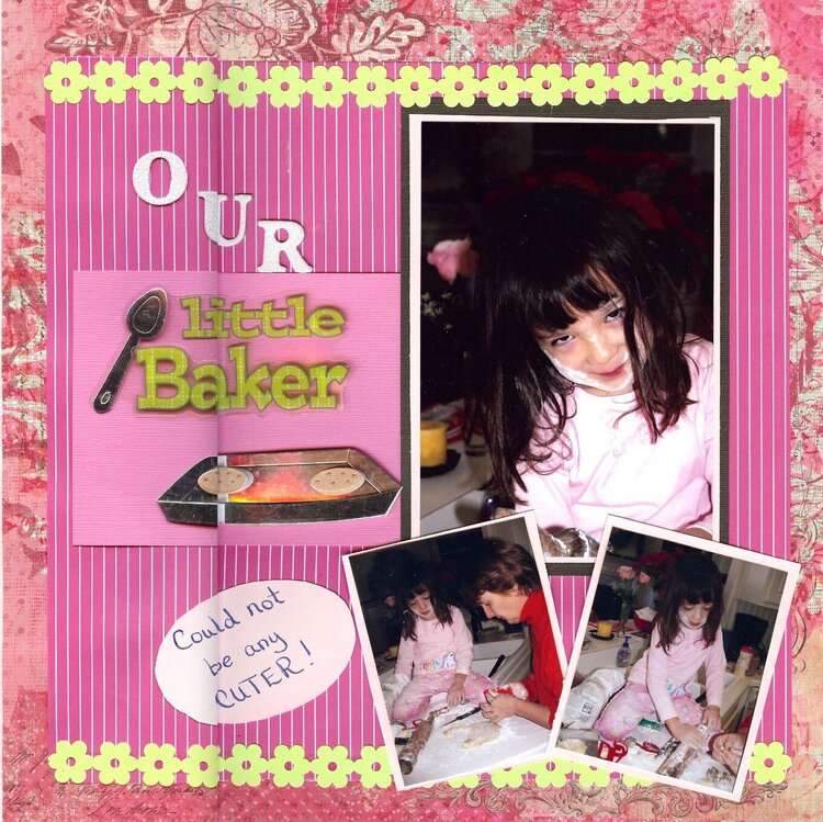 Our little baker