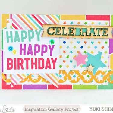 Happy Birthday card *Elle's Studio*