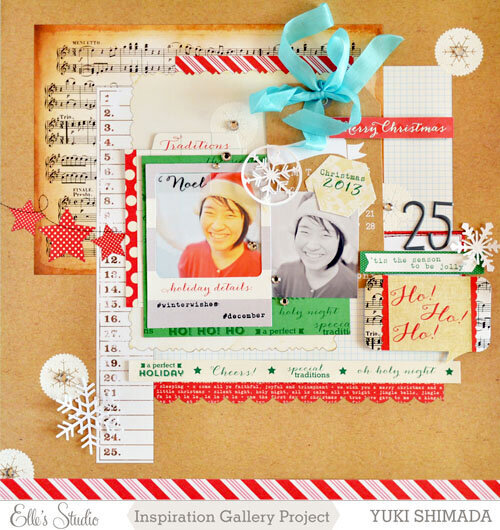 Christmas layout *Elle&#039;s Studio*