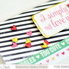 I simply Love you card *Elle's studio*