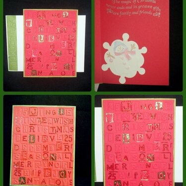 Christmas Card Challenge - Use Scraps (1 of 2)