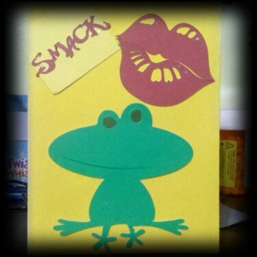 Frog Valentine&#039;s Day Card