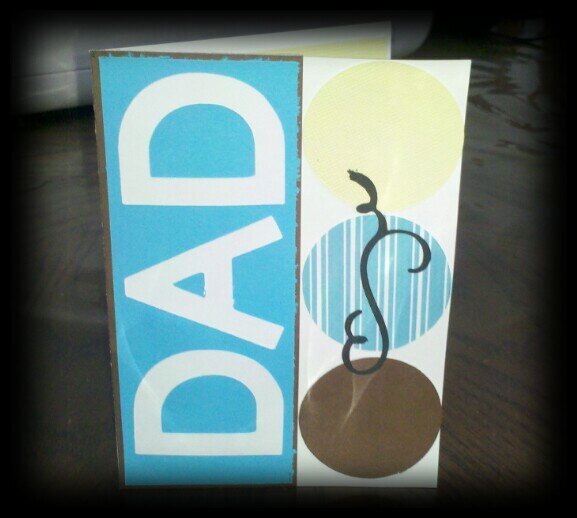 Birthday card for dads