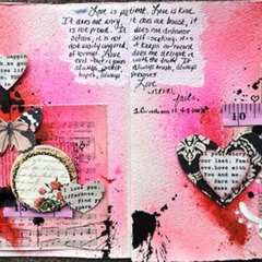 Art Journal Page - "Love"
