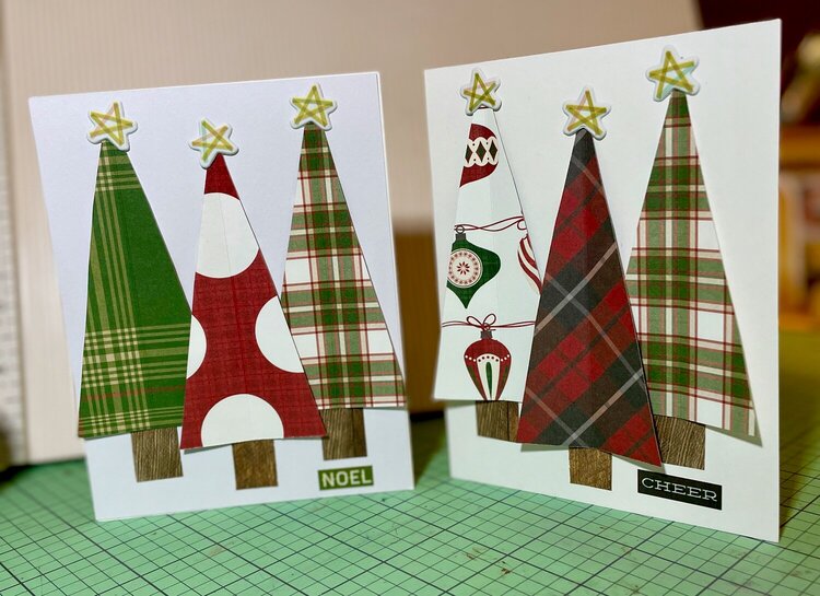 October Christmas Cards all Scraps