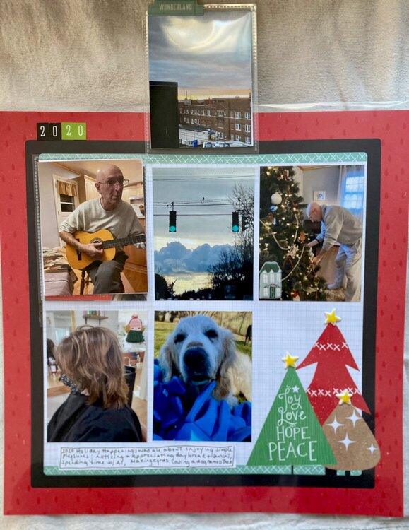 Holiday Happenings Page 1 (under the flaps)