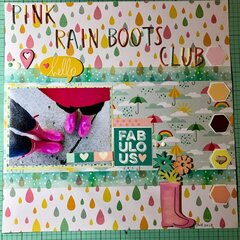 Pink Rain Boots Club