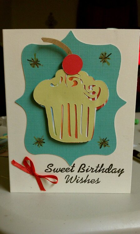 Simple Cupcake Birthday Card