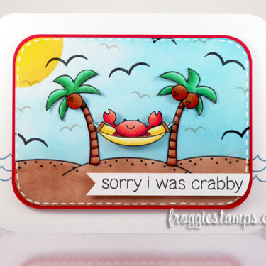 Sorry I was crabby!