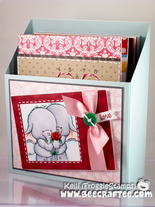 Love Elephants Card Holder